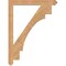 Ekena Millwork Merced Arts & Crafts Smooth Bracket, Western Red Cedar, 3 1/2"W x 36"D x 48"H BKT04X36X48MRC03SWR - alternate 3